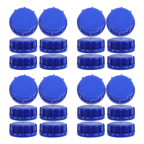 24Pcs Blue ABS Rubber Breathable Bucket Caps Can Lid Replacement 1