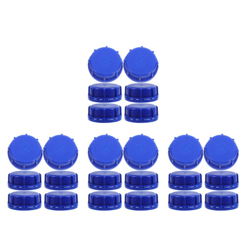 24Pcs Blue ABS Rubber Breathable Bucket Caps Can Lid Replacement 2