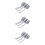 Bande Strass Argent Décor Portable Durable 8