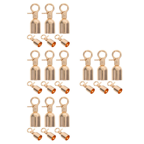 24Pièces Clips Métalliques Dorés Pour Ropes De 1