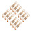 24Pièces Clips Métalliques Dorés Pour Ropes De 4