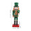 Wooden Nutcracker Ornament Green Soldier Shape 1 Set 4