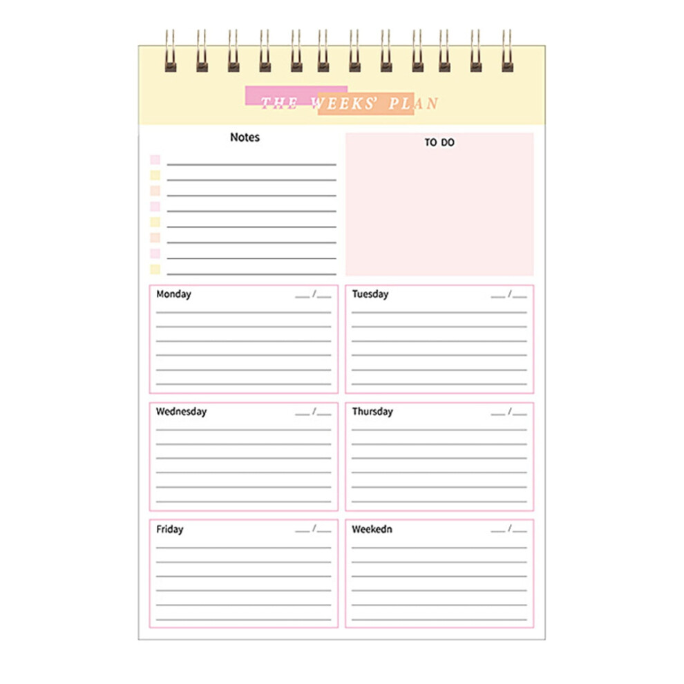 PP Weekly Plan Notebook Vertical Version A