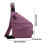 Ανδρικό σακίδιο πλάτης Crossbody Sling από ελαφρύ νάιλον 1 τεμ. 2