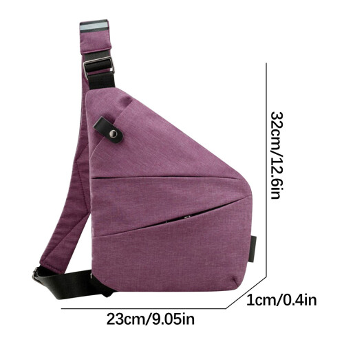 Ανδρικό σακίδιο πλάτης Crossbody Sling από ελαφρύ νάιλον 1 τεμ. 1