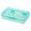 Clear Plastic Pencil Box, Large Capacity, Snap-Tight Lid, Stackable, Compatible with Office/School Supplies 2