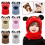 Children's Cartoon Wool Face Hat with Ear Covering, 2