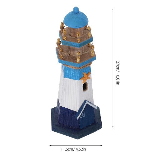 Compacte Vuurtoren Decoratie Met Mat Oppervlak 1