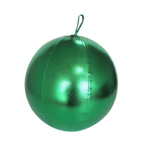 Boule de Noël gonflable DAMAI verte 48 cm 1