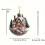 Coffee Cup Christmas Tree Ornament Snow House Design 2