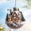 Coffee Cup Christmas Tree Ornament Snow House Design 3