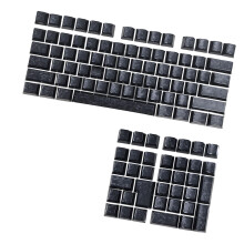 Aan de zijkant bedrukte PBT-keycaps met-112 toetsen wit