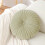 Round Pumpkin Throw Pillow Solid Color Thick Indoor Outdoor 1