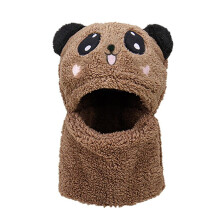Children's Panda Hat & Scarf Set, Polyester, Ages 2-10
