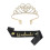 Graduation Sash Kit Glittered Metal 2 Pieces 1