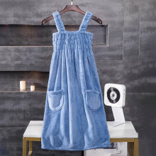 Women's Soft Luxury Fleece Bath Skirt with Pockets, Thick