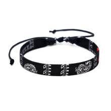 Middle Eastern Woven Cotton Bracelet Ethnic Jewelry for Men
