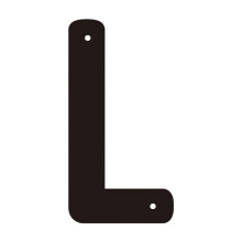 Lettres de maison en fonte de 15 cm, décoration de porte de jardin ou de boîte aux lettres en métal, lettres noires