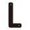 Cast Iron House Letters 6 Inch Black 1