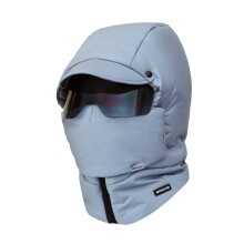 Windproof Full-Cover Ski Cap with Goggles for Men & Women