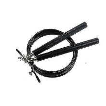 (Black) Rope Skipping Speed Rope Skipping Wire Rope Skipping Boxing Gym Fitness Training 3 Meters Adjustable Speed Gym