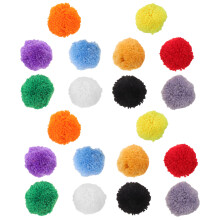 20Stk Einheitliche Pompons Für Handarbeiten Und Mützen Zubehör