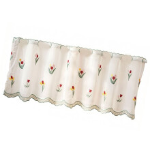 Deurgordijn met halve lengte, ademend polyester,-C 100
