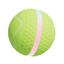 Balle interactive intelligente pour chien, balle roulante électrique active pour chiots et chiens de petite et moyenne taille, verte