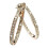 Rhinestone Hoop Drop Earrings for Women 1