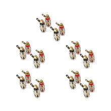 Nouveau lot de 20 bornes de connexion pour haut-parleurs d'amplificateur avec fiches bananes de 4 mm
