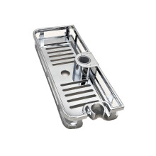 Multifunktionale Badezimmer-Organizer-Halterung mit abnehmbarem Ständer, Seifenhalter, Duschablage u