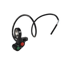 Klaxon, clignotants et bouton d'arrêt pour guidon de moto, vélo électrique et scooter