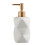 Contemporary Ceramic Liquid Soap Dispenser with Accuracy-White 1