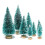 Mini Christmas Tree Set 4 Sizes Artificial Pine with Wooden 1