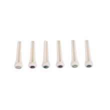 Guitar Bone Bridge Pins with 5.3mm Position Abanlone Dot for Acoustic Guitar Parts Replacement