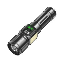 Rechargeable Bright Powerful LED Flashlight,Zoomable, IPX4 Waterproof,Magnetic Base for Camping, Emergency, Outdoor Use