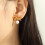 Bow Pearl Drop Earrings for Women 1 Pair 3