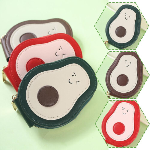 Avocado PU Leather Card Holder with Multiple Slots 2