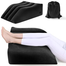 Vein Cushion, Leg Elevation Pillow, Inflatable Wedge Cushion, Comfort Leg Cushion for Sleeping, Vein Cushion for Legs, Comfort, Improves Blood