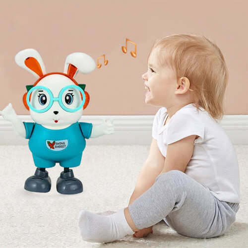Dancing Singing Bunny Toy with Lights and Music 1 pc
