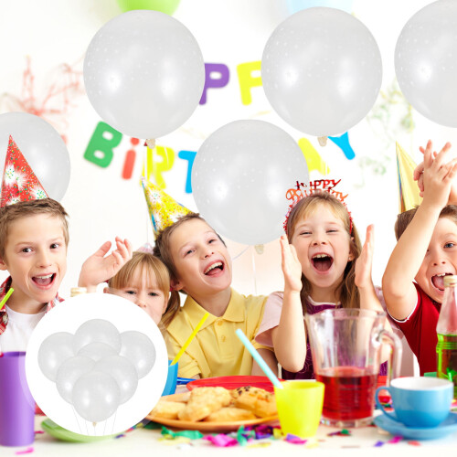 Round Clear Balloons 12 Inch 100 Pieces