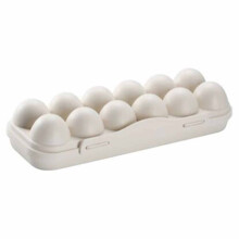 Portable Shockproof Egg Tray Rack, Drop-Proof Plastic Egg Storage Container for Refrigerator, Household Egg Keeper & Organizer Rack with Secure Lid,A