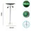 Outdoor Bird Feeder and Bath Combo Open Platform 1 pc 1
