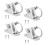 Quick Release Canopy Clamps Hardware With Stainless Steel Pins 1