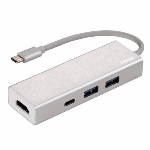 Hama USB-3.1-Type-C-Hub 1:3 + Monitor/TV