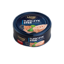 Tuńczyk Stek z kroplą sosu własnego Lisner 120 g