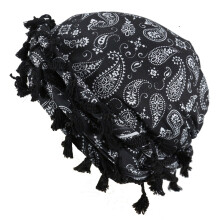 Adjustable Twist Head Wrap Breathable Soft Sweat-Black