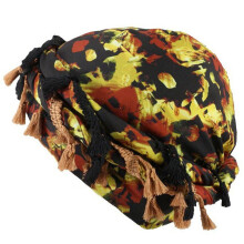 Sweat Wicking Durag Bandana for Running and-Colorful yellow