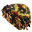 Breathable Skull Hat with Braid Moisture-Colorful yellow 1