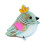 Modieuze cartoon vogel haaraccessoire, zoete vogel haarclip-D 1